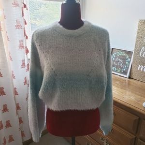 Wild Fable Rainbow Long Sleeve Knit Sweater M